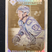 2019-20 Ultimate Collection Rookie Introductions #UI-46 Guillaume Brisebois Vancouver Canucks