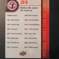 2017-18 National Hockey Card Day (Canada) (List)