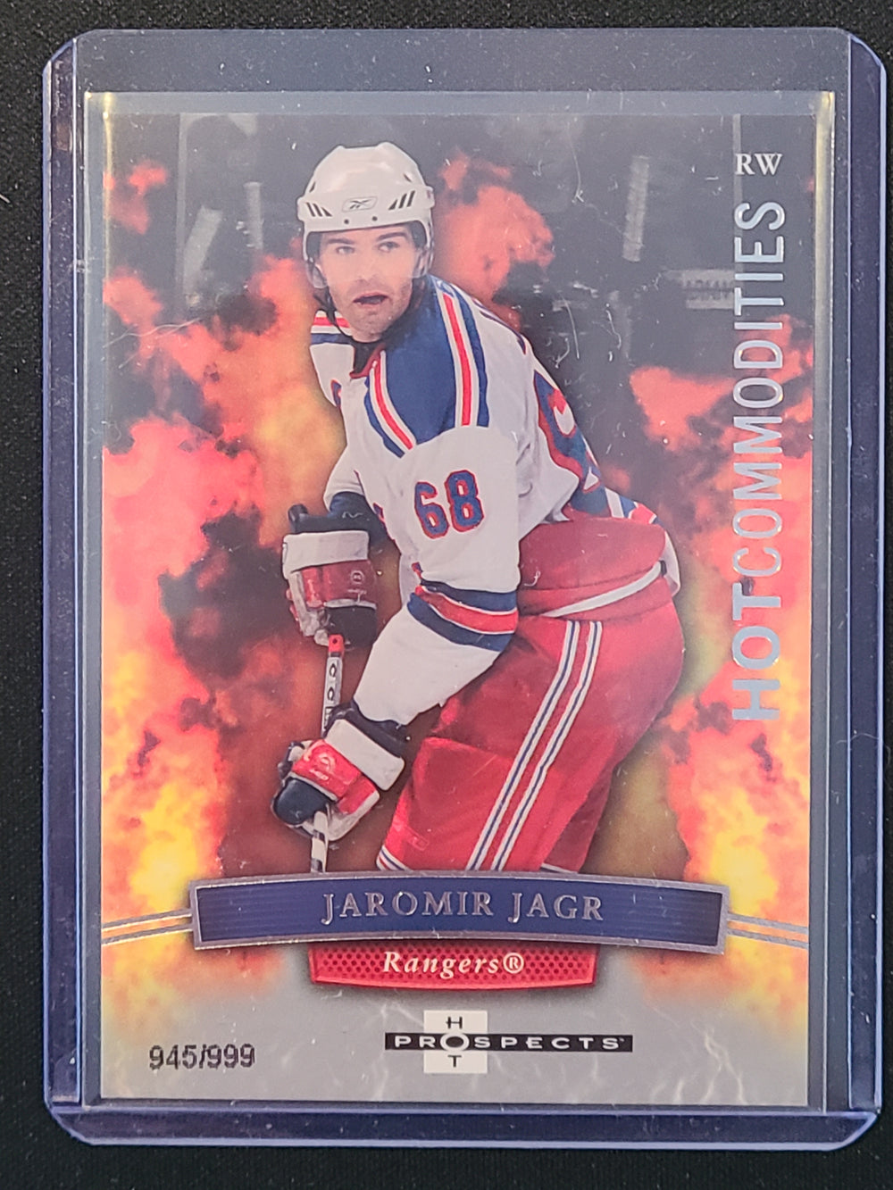 2007-08 Fleer Hot Prospects Hot Commodities #119 Jaromir Jagr NY Rangers 945/999