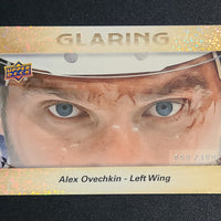 2023-24 Upper Deck Series 2 Glaring GOLD Parallel #GL-1 Alex Ovechkin Washington Capitals 59/100