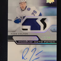 2021-22 Premier Rookie Auto Patch #AR-RC Ross Colton Tampa Bay Lightning 72/249