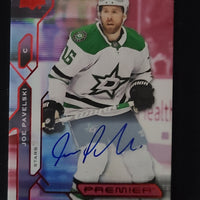 2021-22 Premier Red Parallel Auto #32 Joe Pavelski Dallas Stars