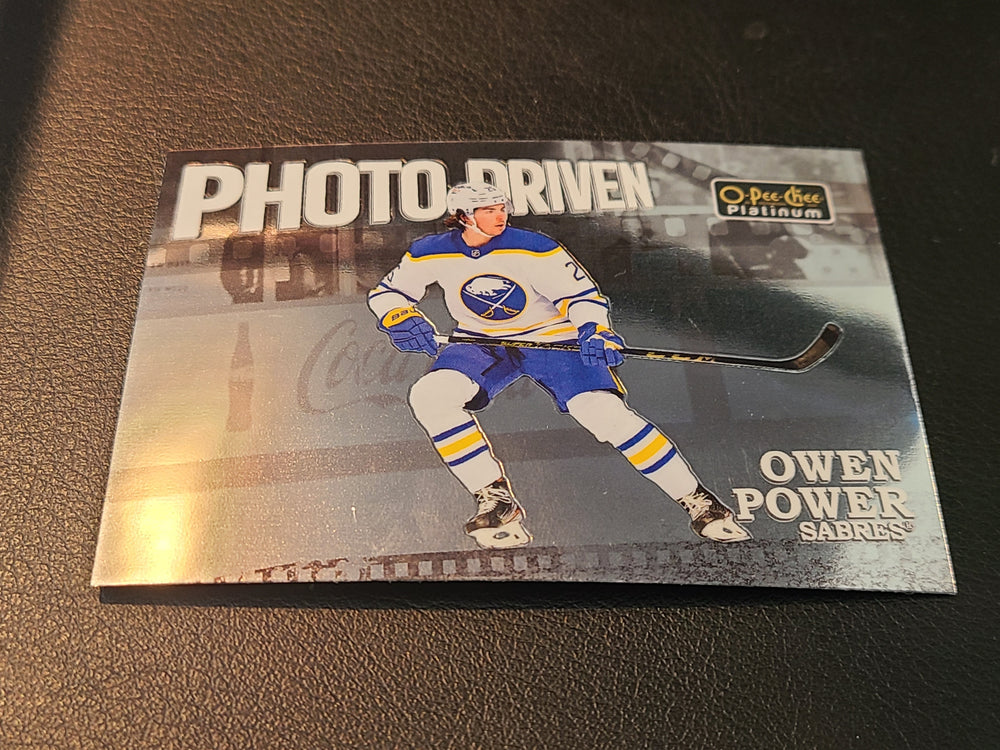 2022-23 OPC Platinum Photo Driven #PD-15 Owen Power Buffalo Sabres