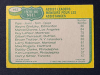 
              1980-81 OPC #162 Assist Leaders Wayne Gretzky / Marcel Dionne / Guy Lafleur *See Photos for Condition
            