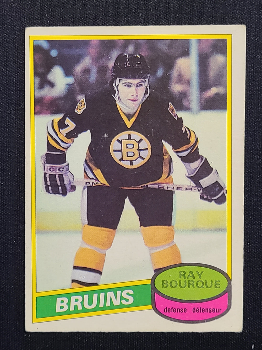 1980-81 OPC #140 Ray Bourque Boston Bruins RC Rookie Card *See Photos for Condition