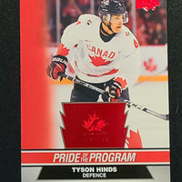 2023-24 Team Canada Base Red Foil Parallels (List)