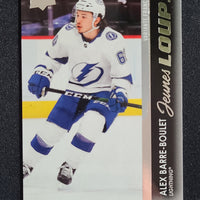 2021-22 Upper Deck Young Guns French #241 Alex Barre-Boulet Tampa Bay Lightning