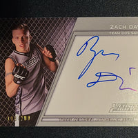 2011 Topps UFC Certified Auto Issue #TUF-ZD Zach Davis 108/200