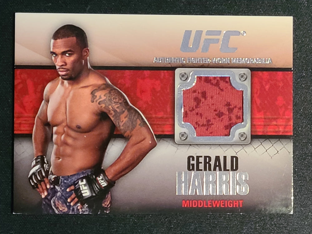 2011 Topps UFC Authentic Fighter Worn Memorabilia #FR-GH Gerald Harris