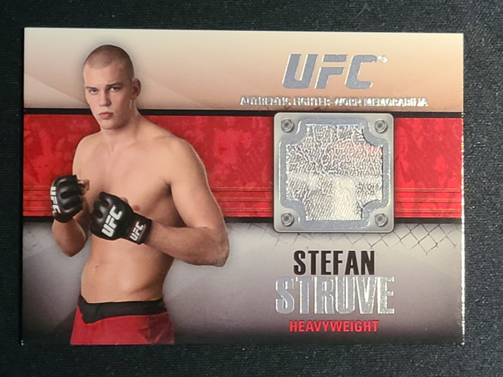 2011 Topps UFC Authentic Fighter Worn Memorabilia #FR-SST Stefan Struve