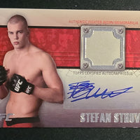 2011 Topps UFC Authentic Fighter Worn Memorabilia Auto #FAR-SST Stefan Struve