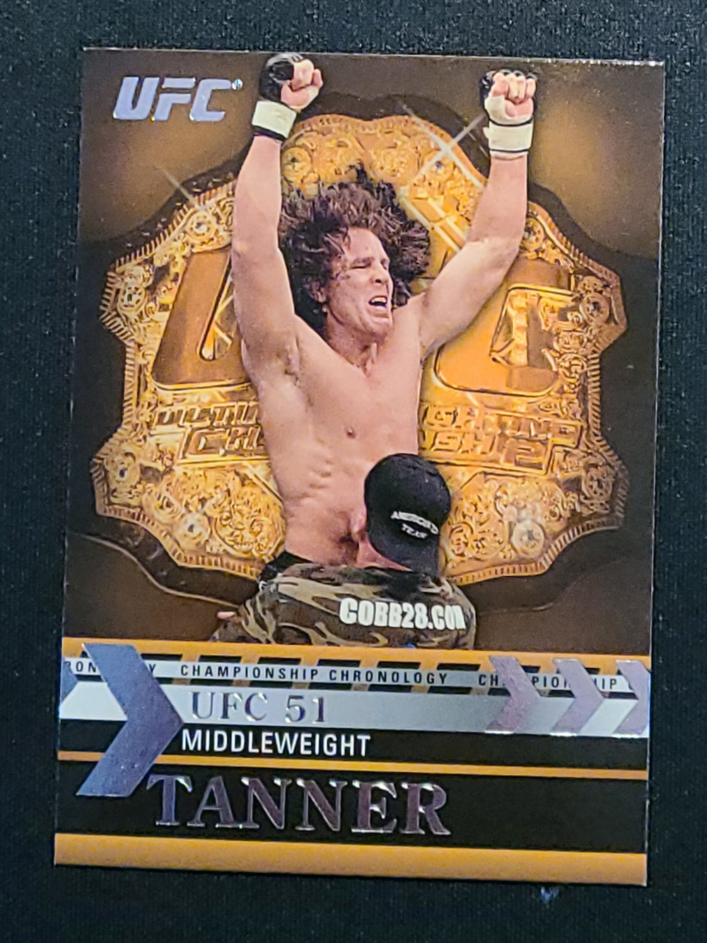 2011 Topps UFC Title Shot Championship Chronology #CC-31 Evan Tanner