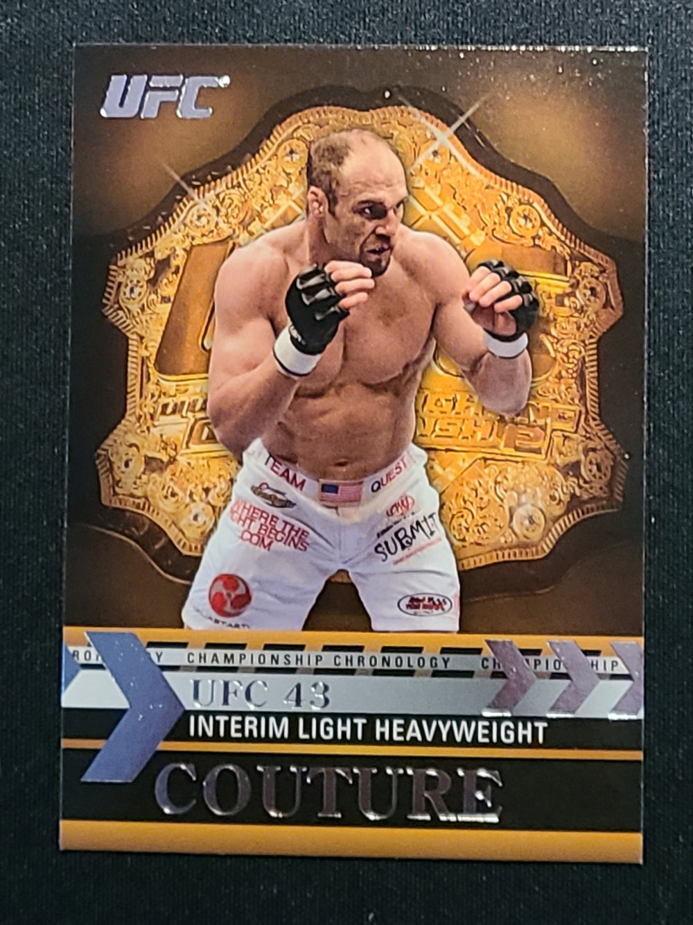 2011 Topps UFC Title Shot Championship Chronology #CC-20 Randy Couture