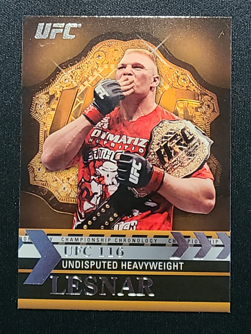 2011 Topps UFC Title Shot Championship Chronology #CC-17 Brock Lesnar