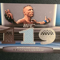 2011 Topps UFC Title Shot Authentic Fight Mat Silver UFC 119 #FM-SM Sean McCorkle 39/88