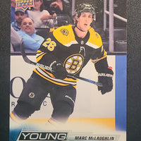 2022-23 Upper Deck Series 1 Young Guns JUMBO #220 Marc McLaughlin Boston Bruins