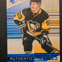 2019-20 SP Hockey Authentic Profiles #AP-GU Jake Guentzel Pittsburgh Penguins