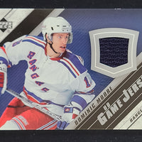 2005-06 Upper Deck UD Game Jersey #J2-DM Dominic Moore NY Rangers