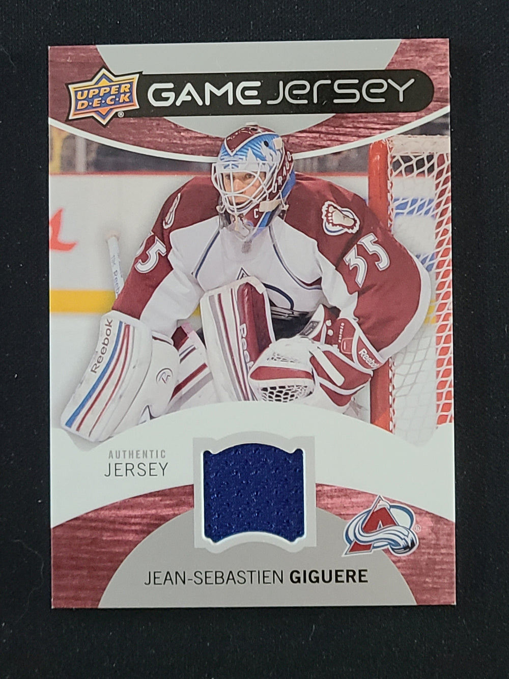 2012-13 Upper Deck Game Jersey (List)