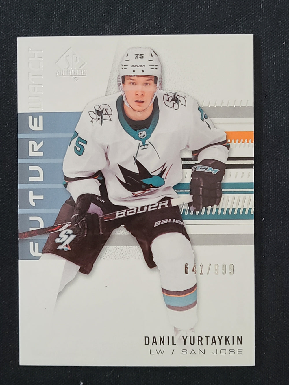 2019-20 SP Authentic Future Watch #203 Danil Yurtaykin San Jose Sharks 641/999