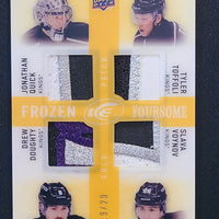 2014-15 Ice Frozen Foursome Gold #FF-KINGS Jonathan Quick/Drew Doughty/Tyler Toffoli/Slava Voynov 19//20