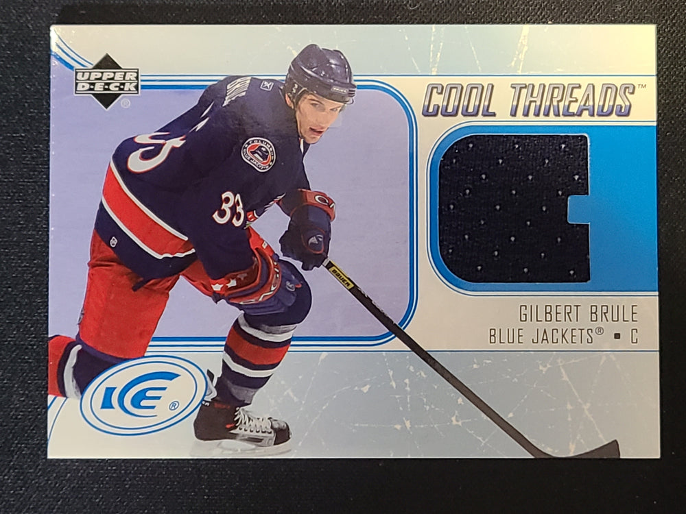 2005-06 Ice Cool Threads #CT-GB Gilbert Brule Columbus Blue Jackets