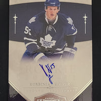 2010-11 Panini Dominion Rookie Auto #228 Korbinian Holzer Toronto Maple Leafs 138/199