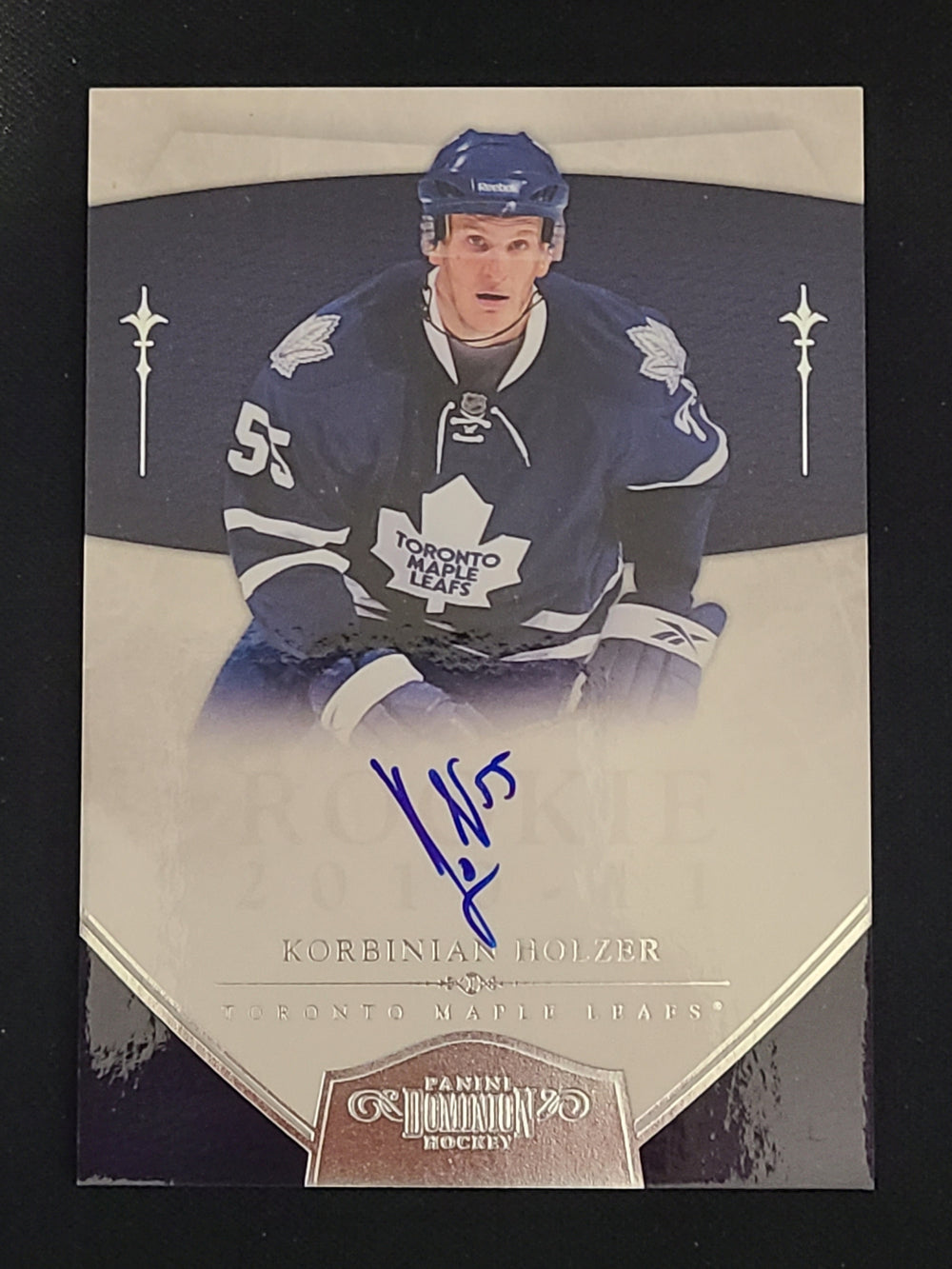 2010-11 Panini Dominion Rookie Auto #228 Korbinian Holzer Toronto Maple Leafs 138/199