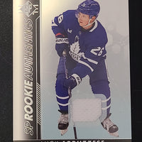 2022-23 SP Authentic Rookie Authentics Jersey #125 Nick Abruzzese Toronto Maple Leafs