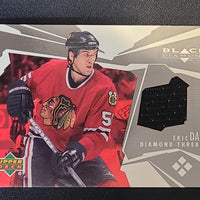 2003-04 Black Diamond Threads #DT-ED Eric Daze Chicago Blackhawks