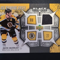 2007-08 Black Diamond Jersey #BDJ-GM Glen Murray Boston Bruins