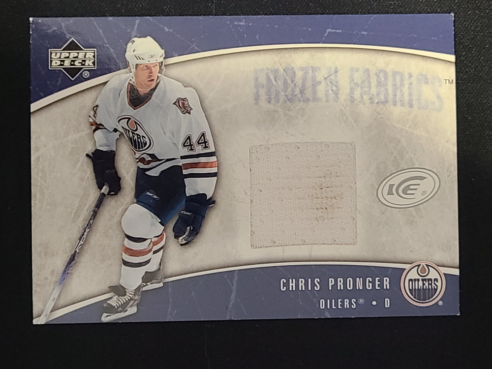 2005-06 Ice Frozen Fabrics #FF-CP Chris Pronger Edmonton Oilers **See Note