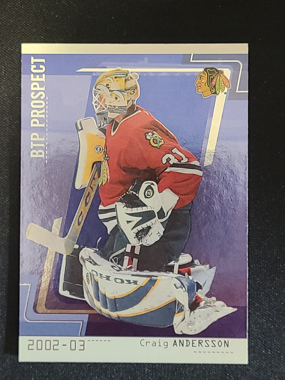 2002-03 ITG BTP Prospect #90 Craig Andersson Chicago Blackhawks