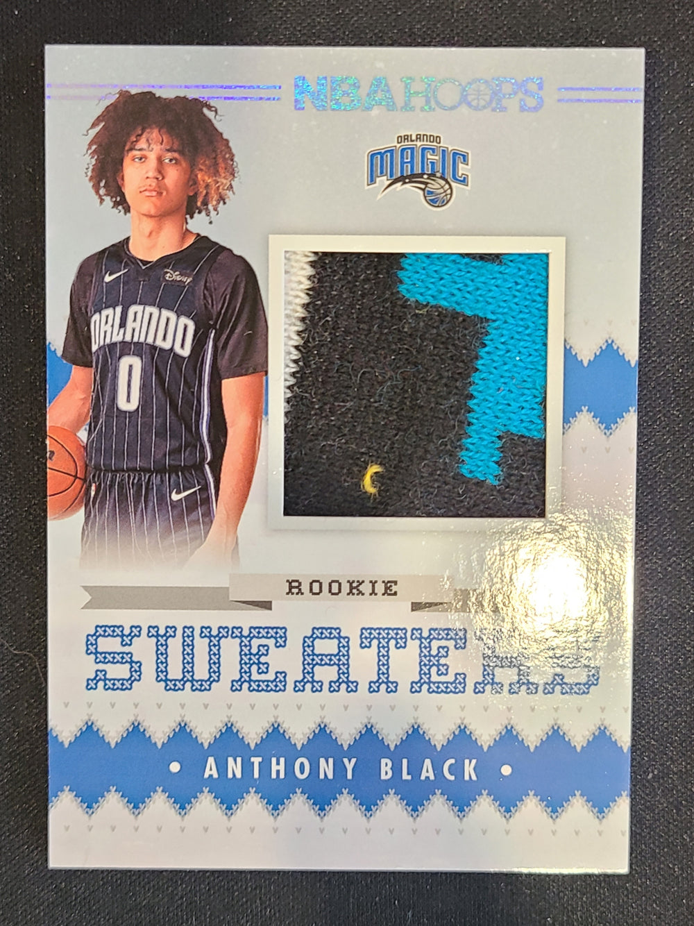 2023-24 NBA Hoops Basketball Rookie Sweaters #RSW-ANT Anthony Black Orlando Magic