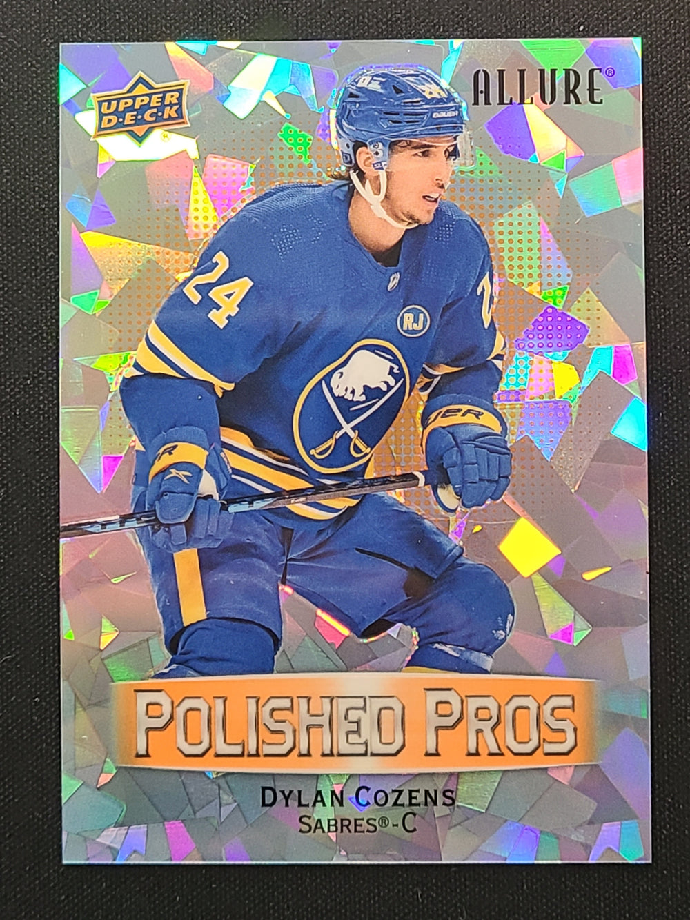 2023-24 Allure Polished Pros Orange #PP-23 Dylan Cozens Buffalo Sabres 10/399