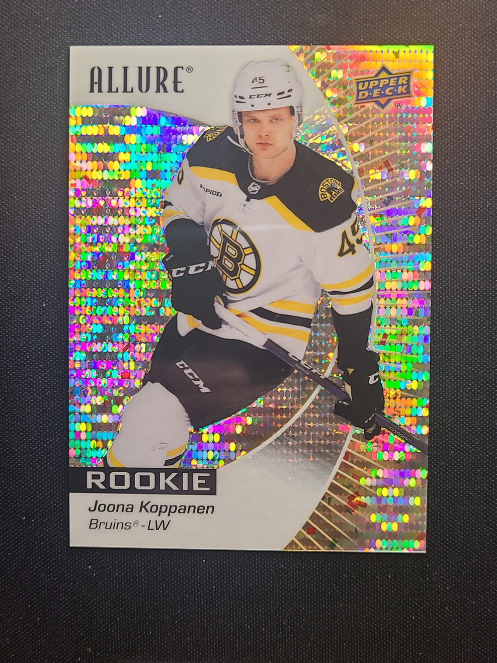 2023-24 Allure Rookies Gold Glitter Bomb #103 Joona Koppanen Boston Bruins 84/199