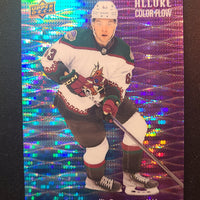 2023-24 Allure Color Flow Blue-Purple Spectrum #CF-25 Matias Maccelli Arizona 5/25