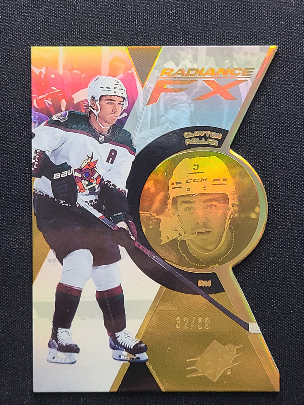 2023-24 SPX Radiance FX GOLD Variation #RFX-35 Clayton Keller 32/99