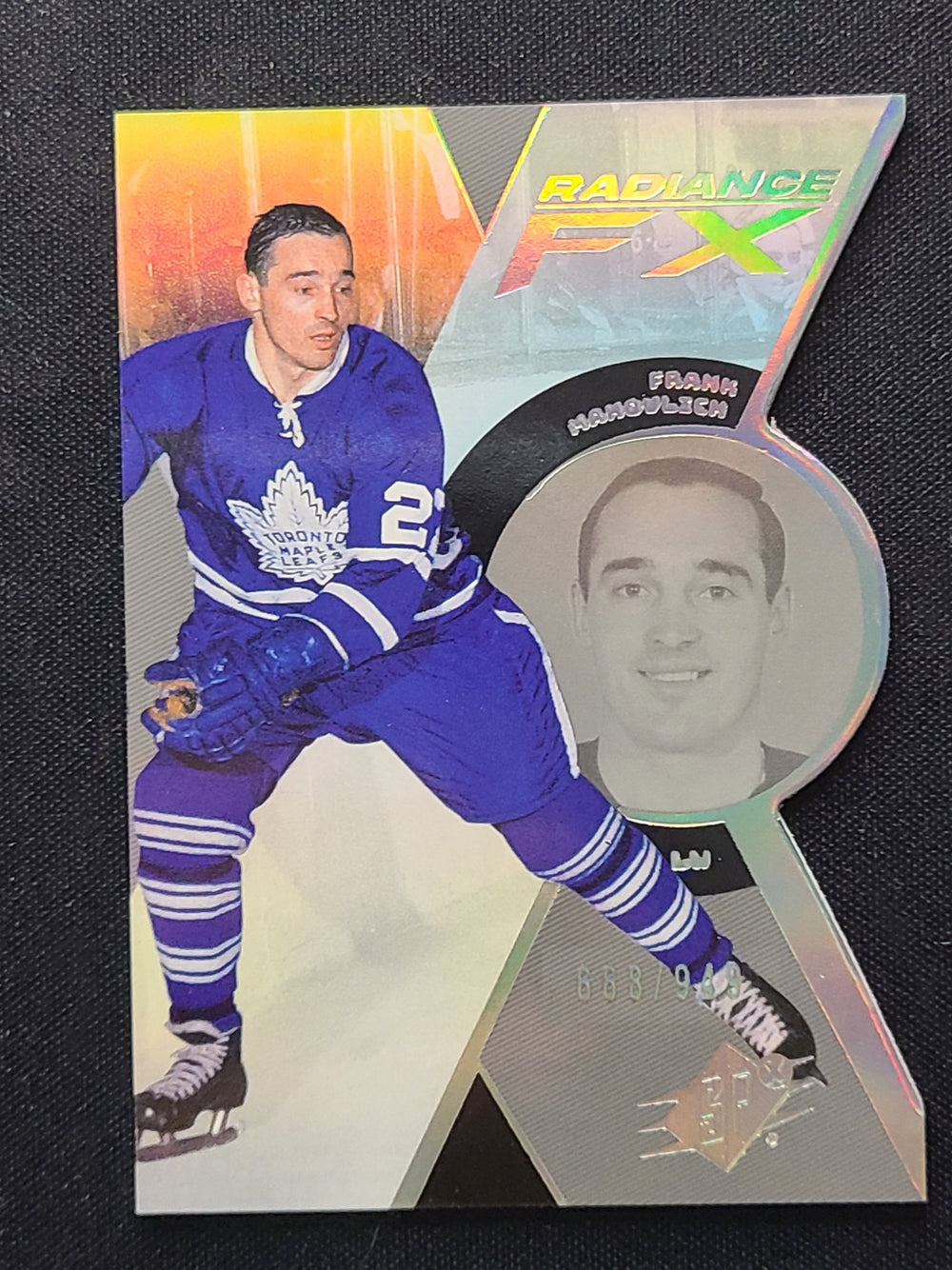 2023-24 SPX Radiance FX #RFX-10 Frank Mahovlich Toronto Maple Leafs 668/949