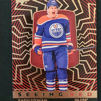 2023-24 Upper Deck Extended Seeing Red Silver and Gold Variations (List)