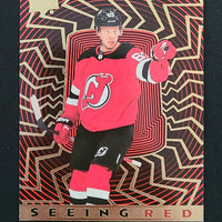 2023-24 Upper Deck Extended Seeing Red Silver and Gold Variations (List)