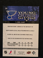 
              2008-09 Upper Deck Young Guns Exclusives #218 T.J. Oshie ST. Louis Blues 20/100
            