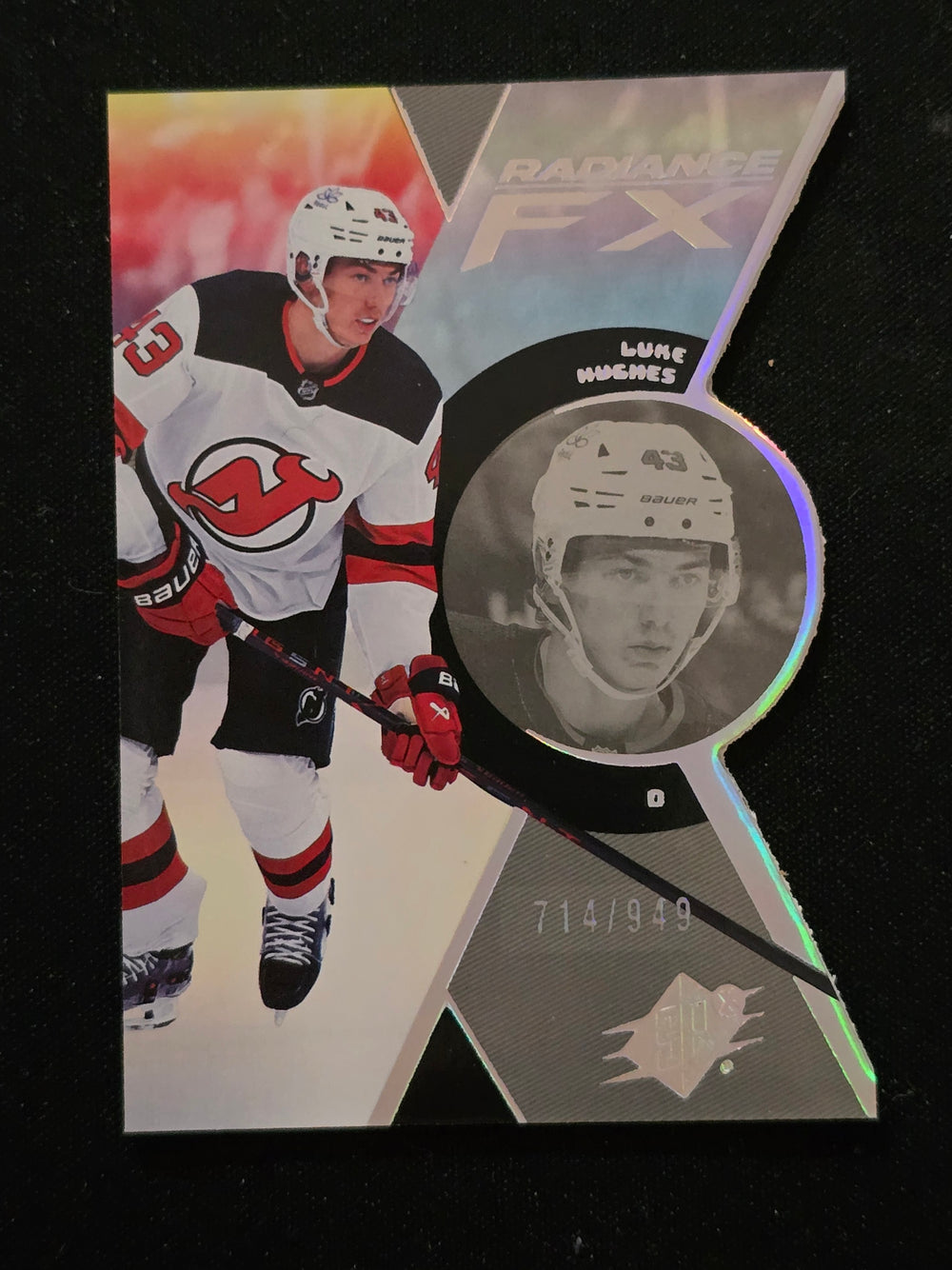 2023-24 SPX Radiance FX #RFX-62 Luke Hughes New Jersey Devils 714/949