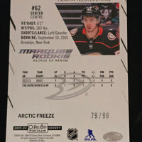 2023-24 Platinum Marquee Rookies Arctic Freeze #248 Nikita Nesterenko Anaheim Ducks 79/99