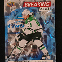 2024-25 Upper Deck Series 1 Breaking News Inserts (List)