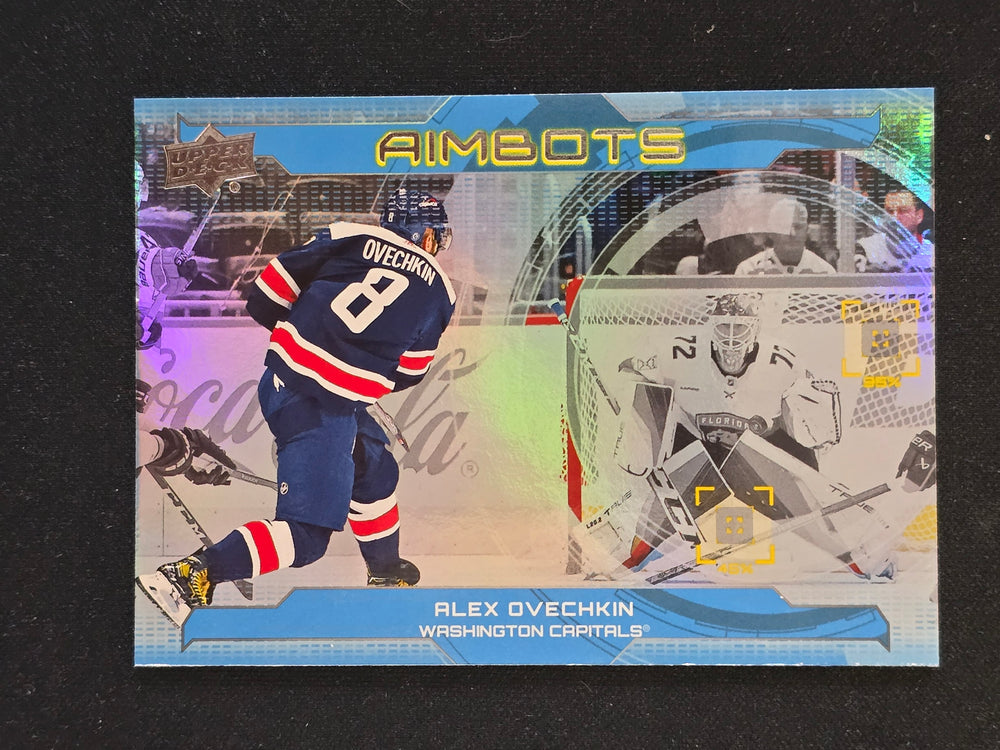 2024-25 Upper Deck Series 1 Aimbots Inserts Including Speckle Parallel (List)