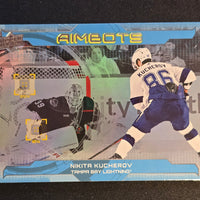 2024-25 Upper Deck Series 1 Aimbots Inserts Including Speckle Parallel (List)