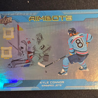 2024-25 Upper Deck Series 1 Aimbots Inserts Including Speckle Parallel (List)