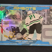 2024-25 Upper Deck Series 1 Aimbots Inserts Including Speckle Parallel (List)