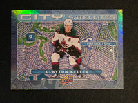 
              2024-25 Upper Deck Series 1  City Satellites Inserts Including Speckle Variation (List)
            